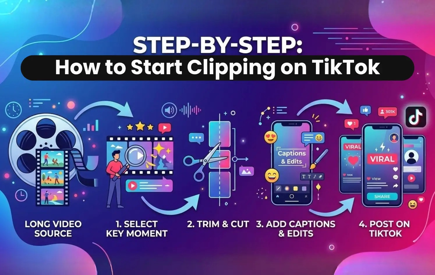 Step by Step on How to Start Clipping on TikTok